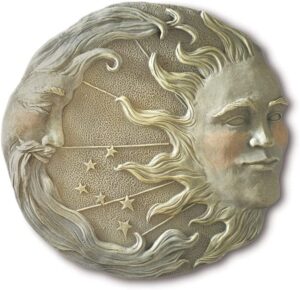 gifts & decor celestial sun moon star wall plaque