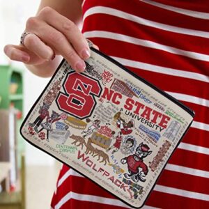 Catstudio North Carolina State University Collegiate Zipper Pouch Purse | Holds Your Phone, Coins, Pencils, Makeup, Dog Treats, & Tech Tools