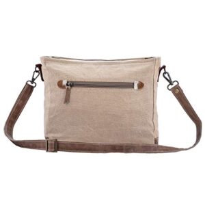 SIXTEASE Womens Shoulder Bag Vintage Style Shoulder Bags for Women - Made with Genuine Leather, Upcycled Canvas, or Hair On - Handmade, Adjustable Strap, Brass and Zinc Hardware - Be Brave