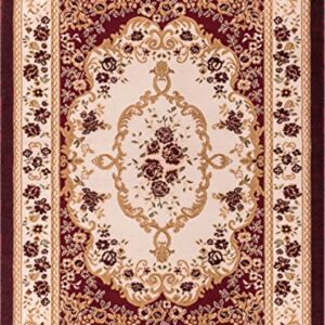 Well Woven Dulcet Versaille Red Traditional Area Rug 7'10" X 9'10"