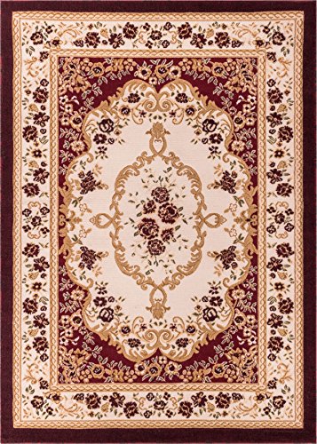 Well Woven Dulcet Versaille Red Traditional Area Rug 7'10" X 9'10"