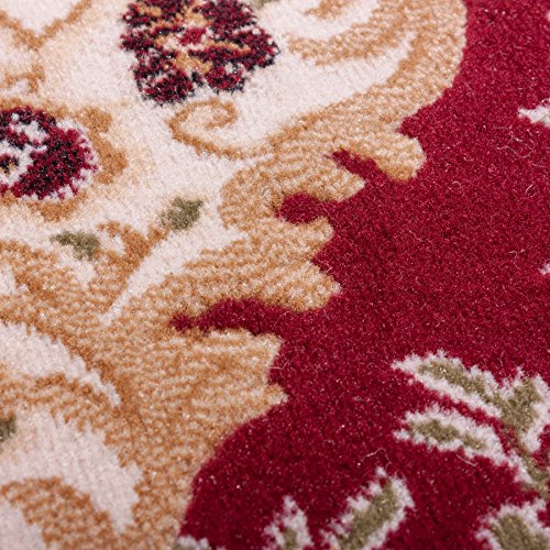 Well Woven Dulcet Versaille Red Traditional Area Rug 7'10" X 9'10"