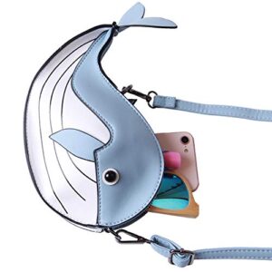 LUI SUI Women Whale Purse Animal Bags Chic Clutch Bags Cute Crossbody Shoulder Bags For Girls