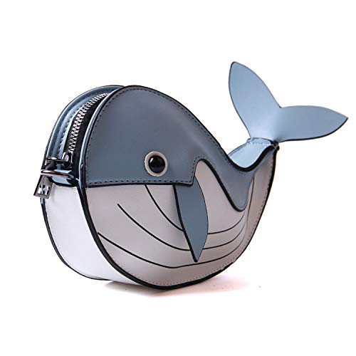 LUI SUI Women Whale Purse Animal Bags Chic Clutch Bags Cute Crossbody Shoulder Bags For Girls