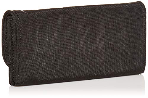 Kipling Women's Money Land, RFID Anti-Hacker Technology, Nylon Snap Wallet, Black Noir, One Size