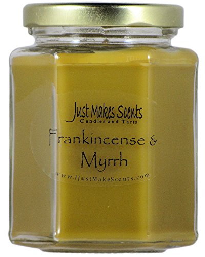 Frankincense & Myrrh Scented Blended Soy Candle (8 oz)