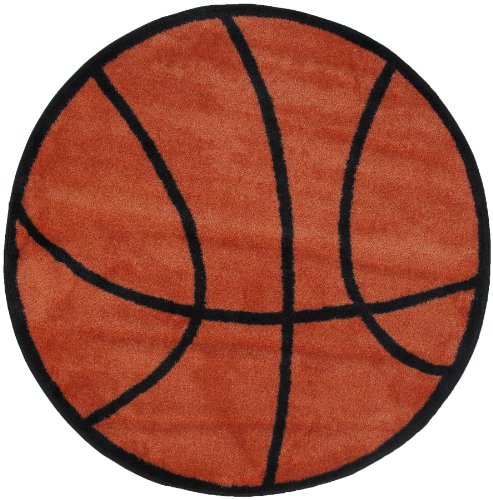 LA Rug Basketball Rug 39" RD