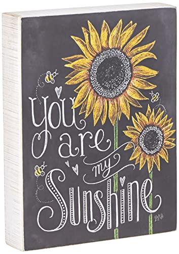 Primitives by Kathy Chalk Sign, Sunflowers - You Are My Sunshine (26853)