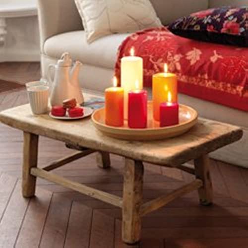 Bolsius Pillar Candle Large,"Red 70 mm Width"