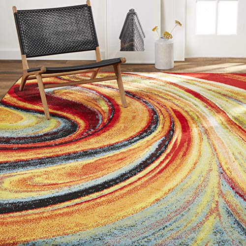 Home Dynamix Adja Modern Area Rug, Splash (5'2" x 7'2")