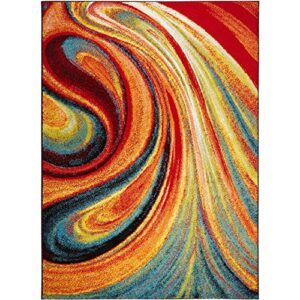 Home Dynamix Adja Modern Area Rug, Splash (5'2" x 7'2")