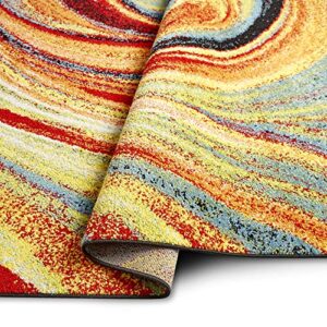 Home Dynamix Adja Modern Area Rug, Splash (5'2" x 7'2")