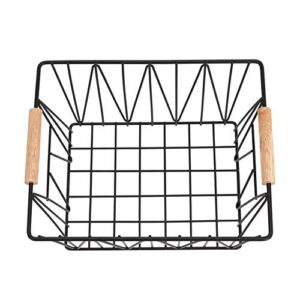 Amazon Basics Wire Storage Baskets - Set of 3, Black