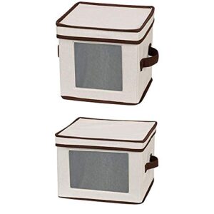 household essentials 534 dinnerware storage box with lid and handles 536 dinnerware storage box with lid and handles