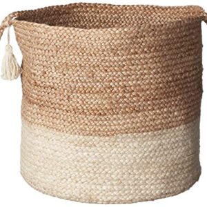 LR Home Montego Storage Basket, 19" High, Natural Jute