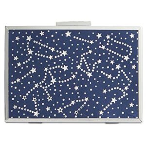 INC International Concepts Nadia Celestial Clutch (Navy/Silver)