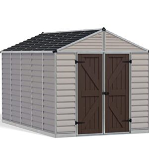 Palram - Canopia SkyLight 8' x 12' Storage Shed - Tan