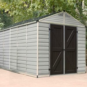 Palram - Canopia SkyLight 8' x 12' Storage Shed - Tan