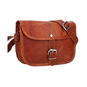 Gusti Shoulder Bag Leather - Mary M. Handbag Purse Crossbody Bag Satchel for Women in Vintage Brown