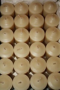 enlightened ambience 24 sexy, woodland patchouli pine highly scented votive candles, ivory, long-burning