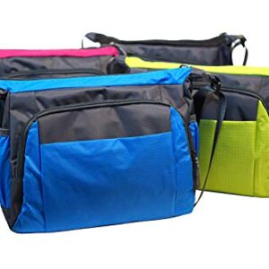 Nupouch Sporty Crossbody Bag, Water Resistant Shoulder Bag Purse, Travel Bag, Large, Black