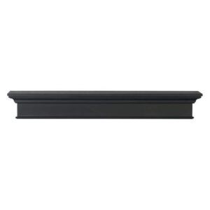 pearl mantels mantel shelf, 72″, black