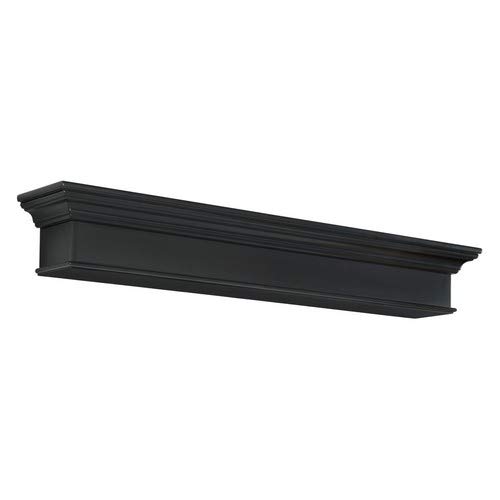 Pearl Mantels Mantel Shelf, 72", Black