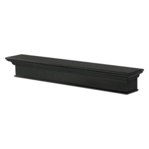 Pearl Mantels Mantel Shelf, 72", Black