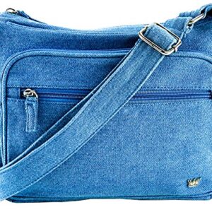 Purse King Magnum Blue Jean Concealed Carry Handbag