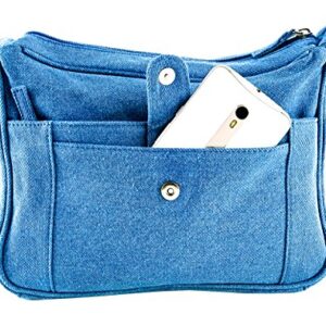 Purse King Magnum Blue Jean Concealed Carry Handbag