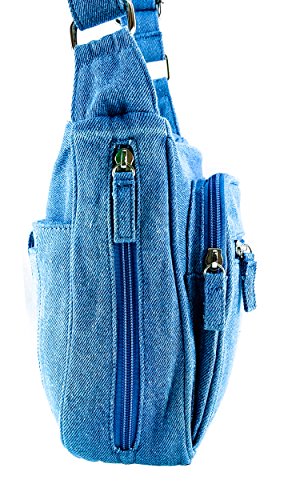 Purse King Magnum Blue Jean Concealed Carry Handbag