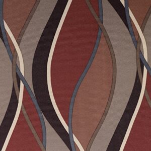 No. 918 Intersect Ogee Print Semi-Sheer Grommet Curtain Panel