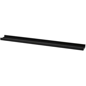 ltl home products 1152047 photo ledge floating picture wall shelf, 31.5″ x 3.5″, black