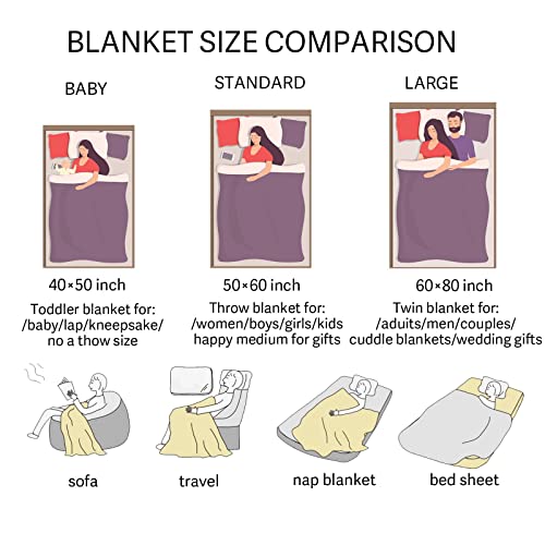 Throw Blankets Volleyball Blanket All Year Lightweight Blue Summer Blanket Soft Bed Blanket Breathable Cooling Blanket Travel Blanket for Women Men Cozy Luxury Blanket 80"x60"