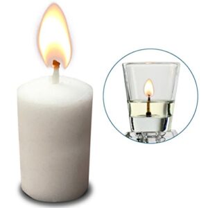 Ner Mitzvah 6 Hour Neironim Candles - Shabbat and Votive Wax Candle - 72 Count