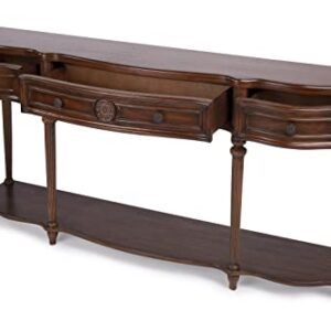 BUTLER PEYTON VINTAGE OAK CONSOLE TABLE