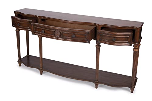 BUTLER PEYTON VINTAGE OAK CONSOLE TABLE