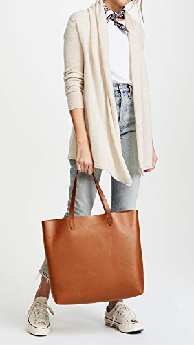 Madewell Women's The Transport Tote, English Saddle, Tan, Brown, One Size