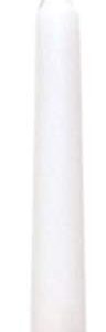 Baptized in Christ Catholic White Baptism Taper Candle, 10 Inch