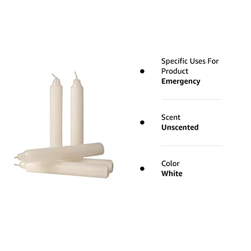 Set of 12 Long-Burn Emergency Candles