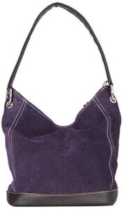 liatalia womens leather handbags top handle bag real italian hobo designer purses shoulder bag – denise [deep purple]