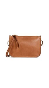 madewell women’s the simple crossbody bag, english saddle, tan, brown, one size