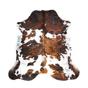 rodeo Superior Tricolor Cowhides Rug Size 6x7 ft TC 6X7