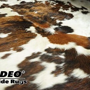 rodeo Superior Tricolor Cowhides Rug Size 6x7 ft TC 6X7