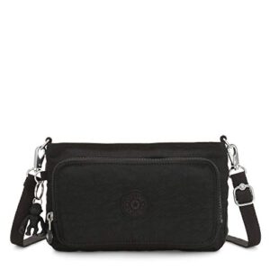 kipling myrte handbag, black noir, 9.5″ l x 5.75″ h x 1.75″ d