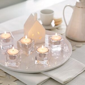 L'ner Tea Light Candles – Set of 100 Unscented Candles – Burns Aprx. 3.5 Hour – Party Candles – Tea Light Ambience Candles – Restaurant Decorations