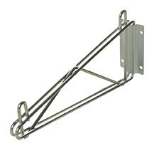 Omega 14" Deep x 42" Wide x 7" High Fixed Solid Galvanized Wall Mount Shelving Kit