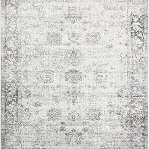 Unique Loom Sofia Collection Area Rug - Casino (8' x 10', Gray/ Beige)