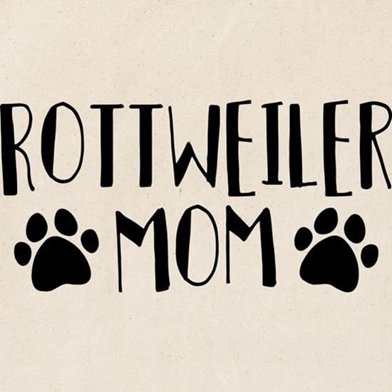 CafePress Rottweiler Mom Tote-Bag Natural Canvas Tote-Bag,Shopping-Bag