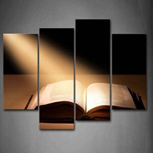 first wall art – the holy bible wall art painting the picture print on canvas religion pictures for home decor decoration gift